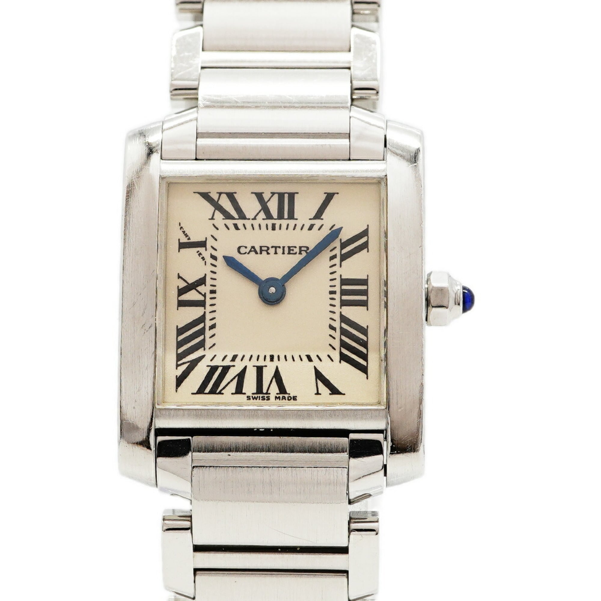 Cartier Tank Française SM W51008Q3 Ivory Dial Women\'s Watch