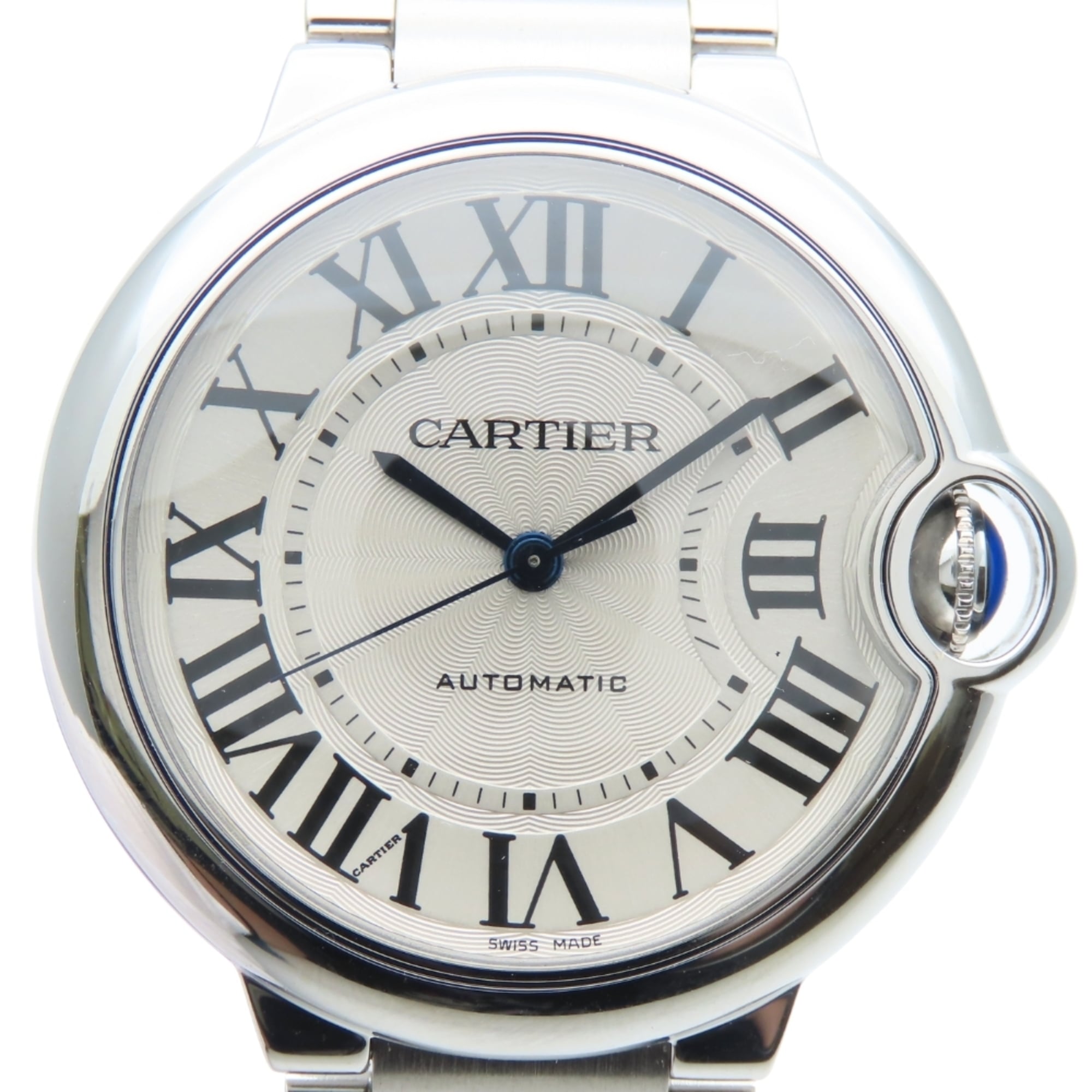 Cartier Ballon Bleu MM W6920046 SS Silver Watch 3284 (Boys, Women, Men)
