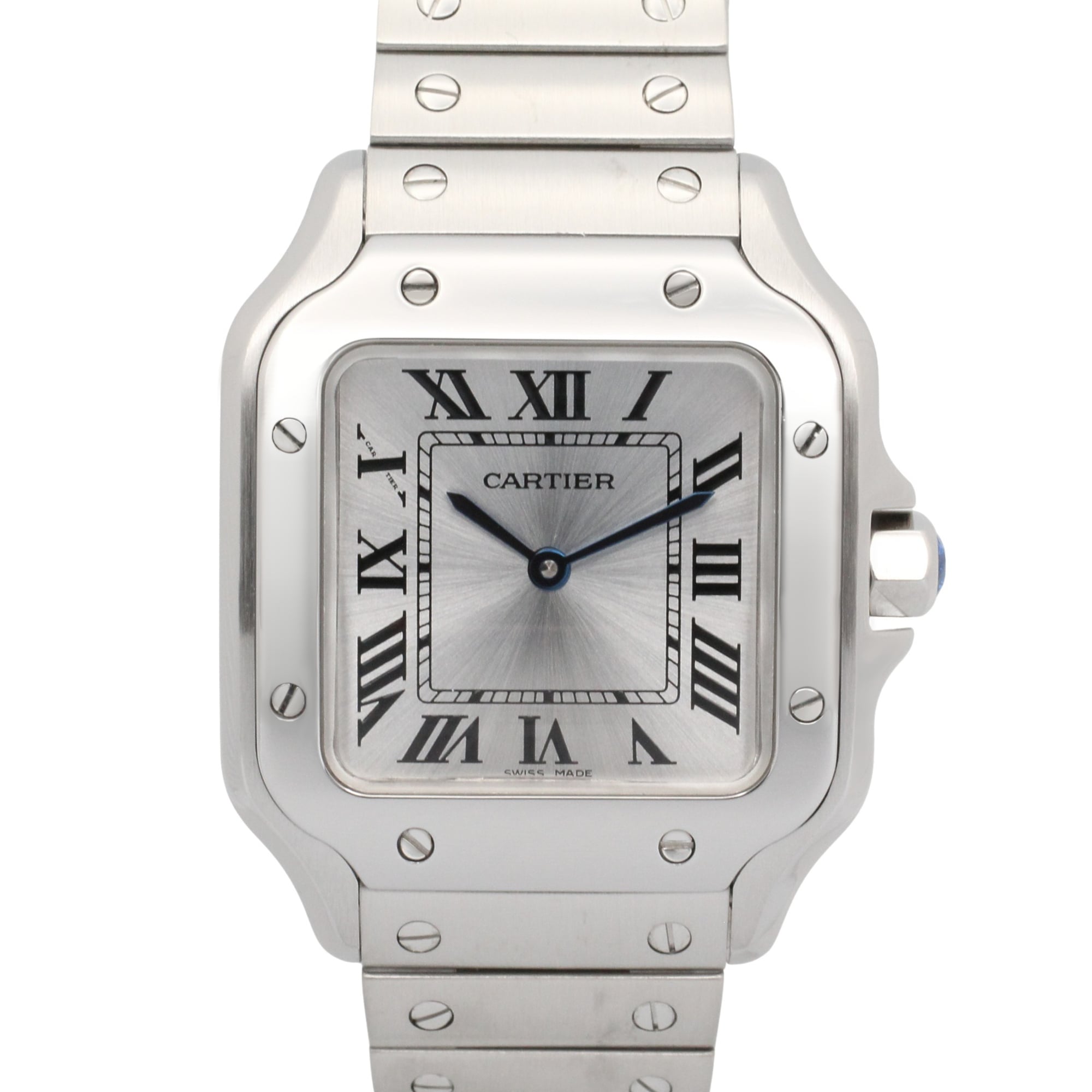 Cartier Santos de SM Watch, Stainless Steel, Ladies, Silver Tone, WSSA0082
