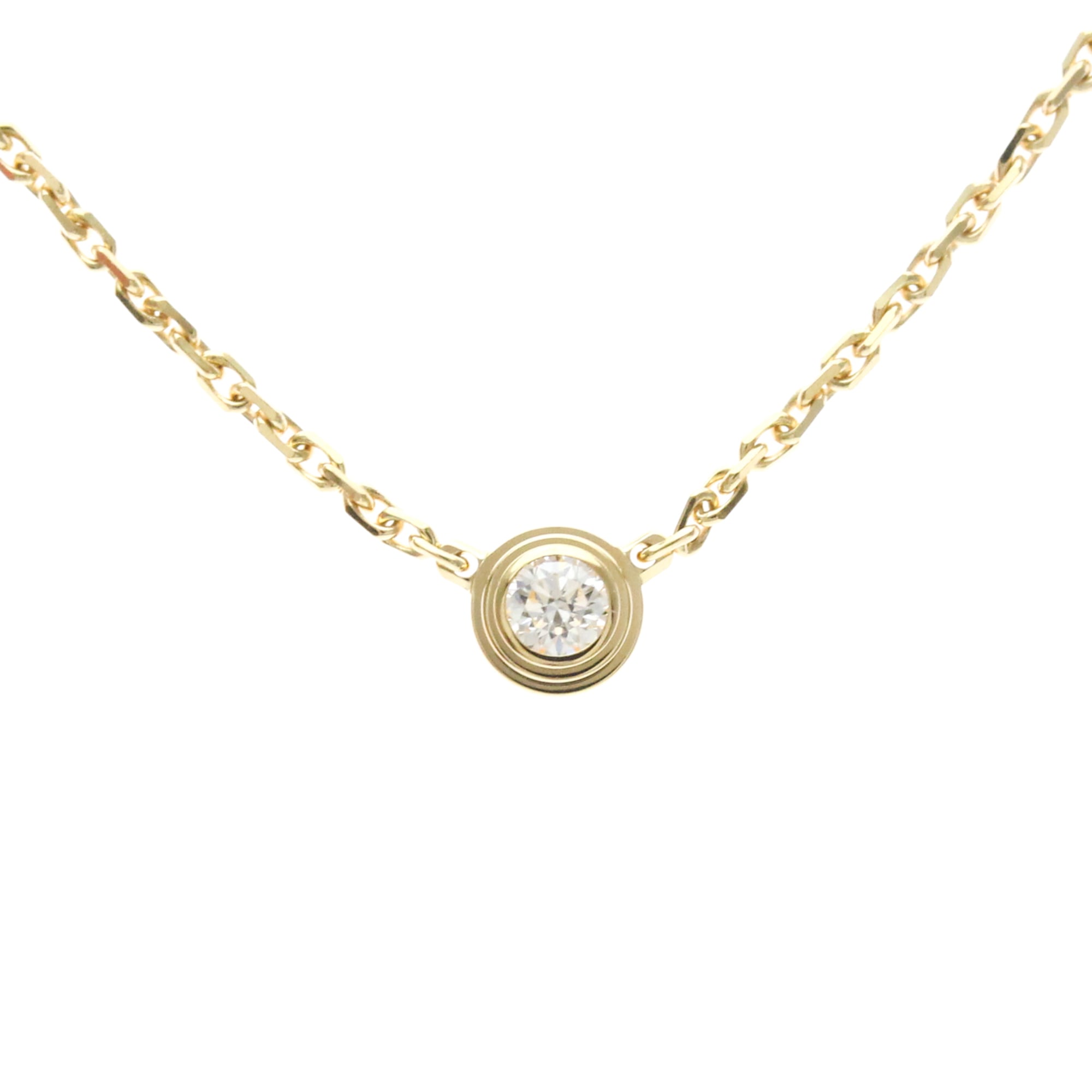 Cartier Damour Diamond Necklace XS Yellow Gold (18K) Diamond Men,Women Fashion Necklace (Gold)