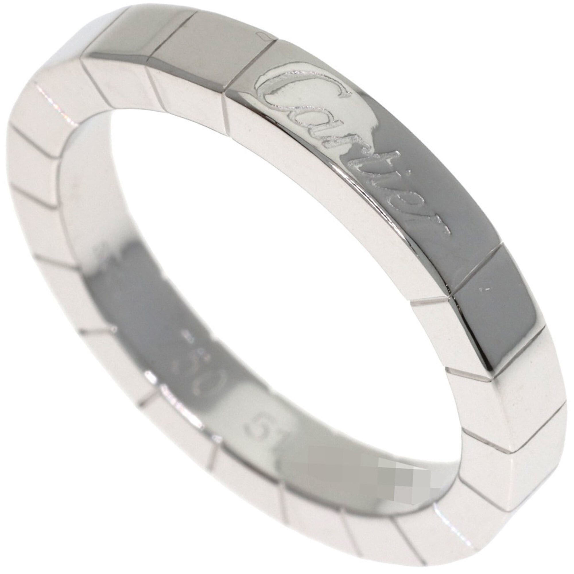 Cartier Lanieres #51 Ring, 18K White Gold, Women\'s.