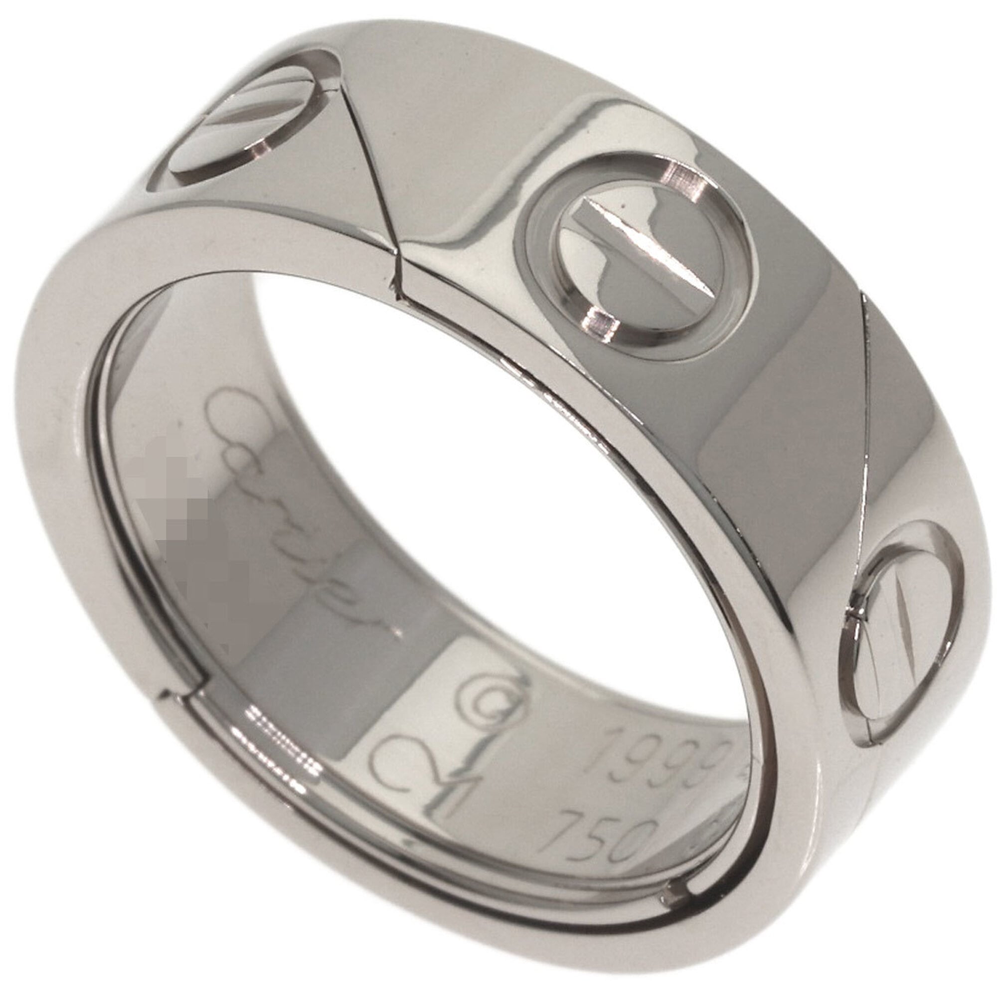Cartier Astro Love Ring #52, 18K White Gold, Women\'s Ring, CARTIER