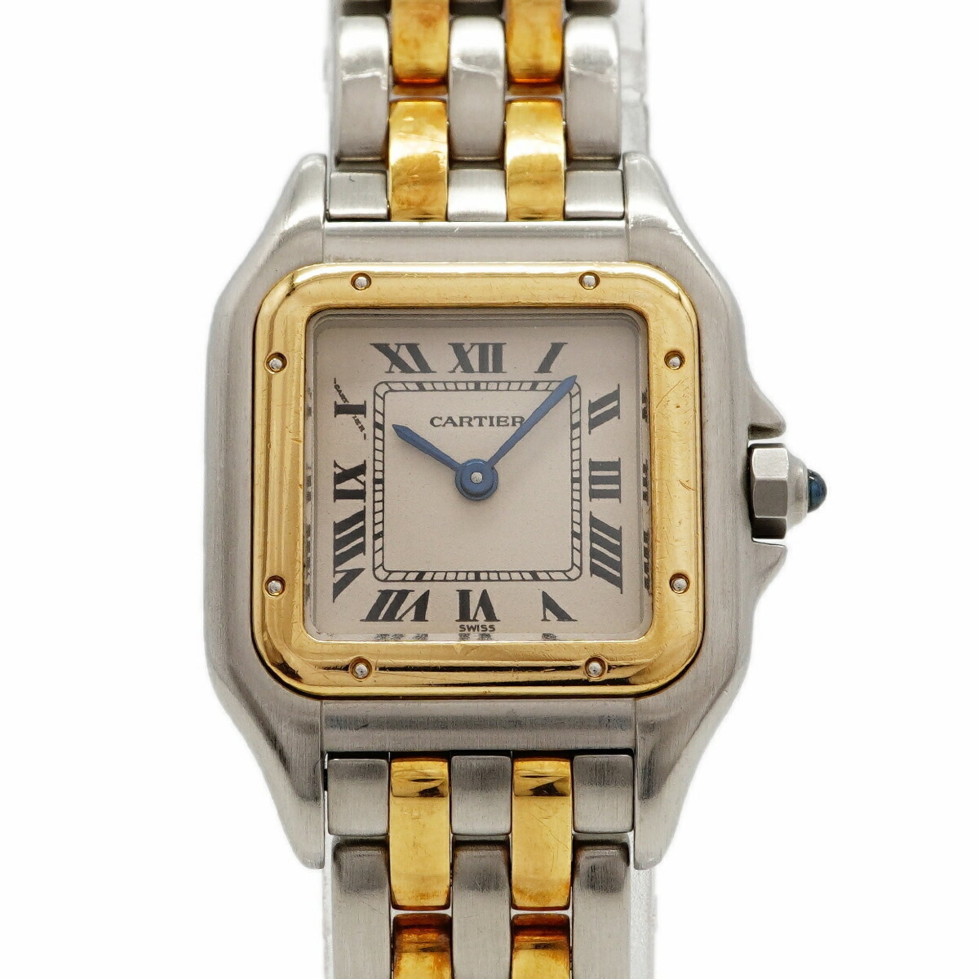 Cartier Panthère SM 2-Row Two-Tone W25029B6 Beige Dial Women\'s Watch