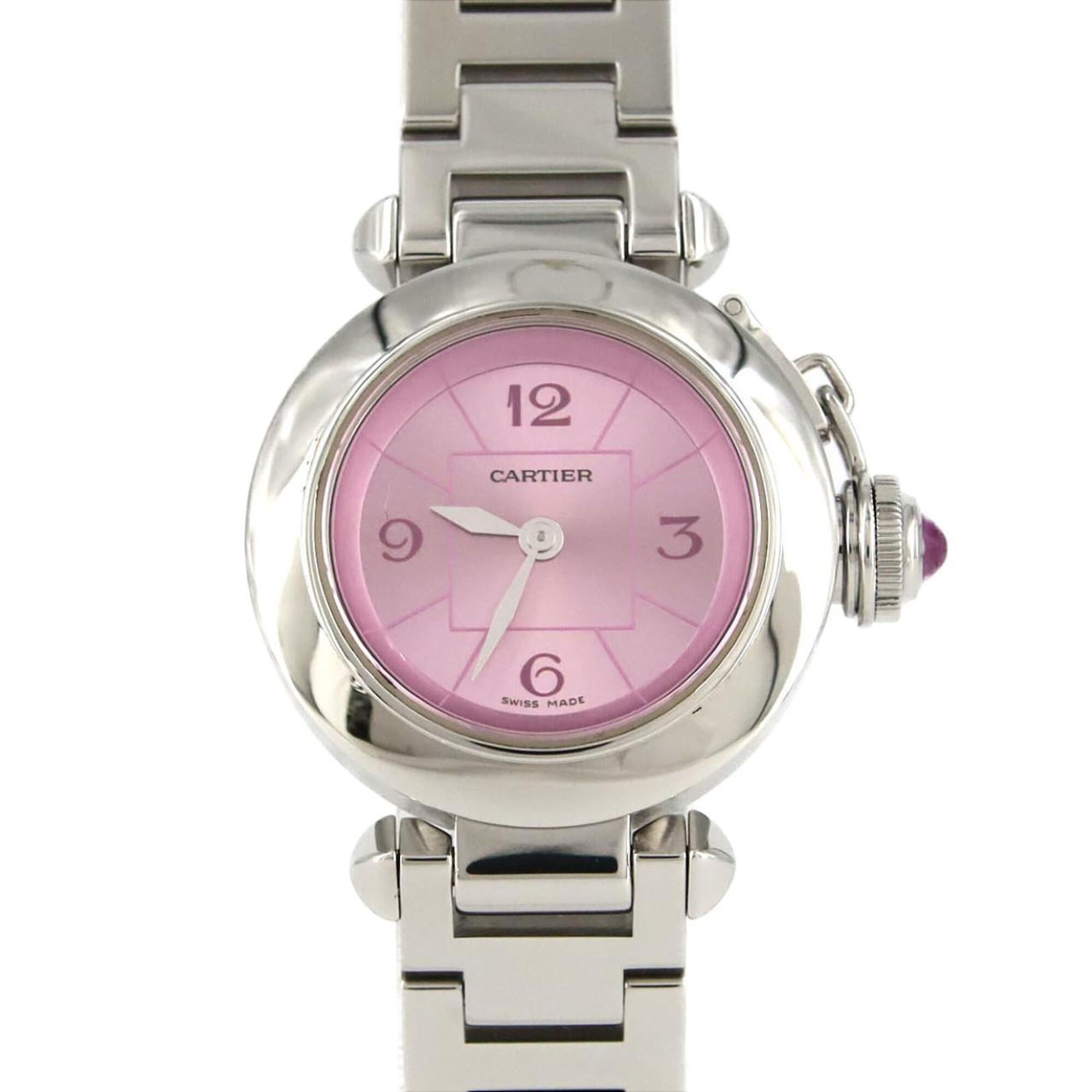 Cartier Miss Pasha 1st Anniversary W3140023 SS Quartz Watch