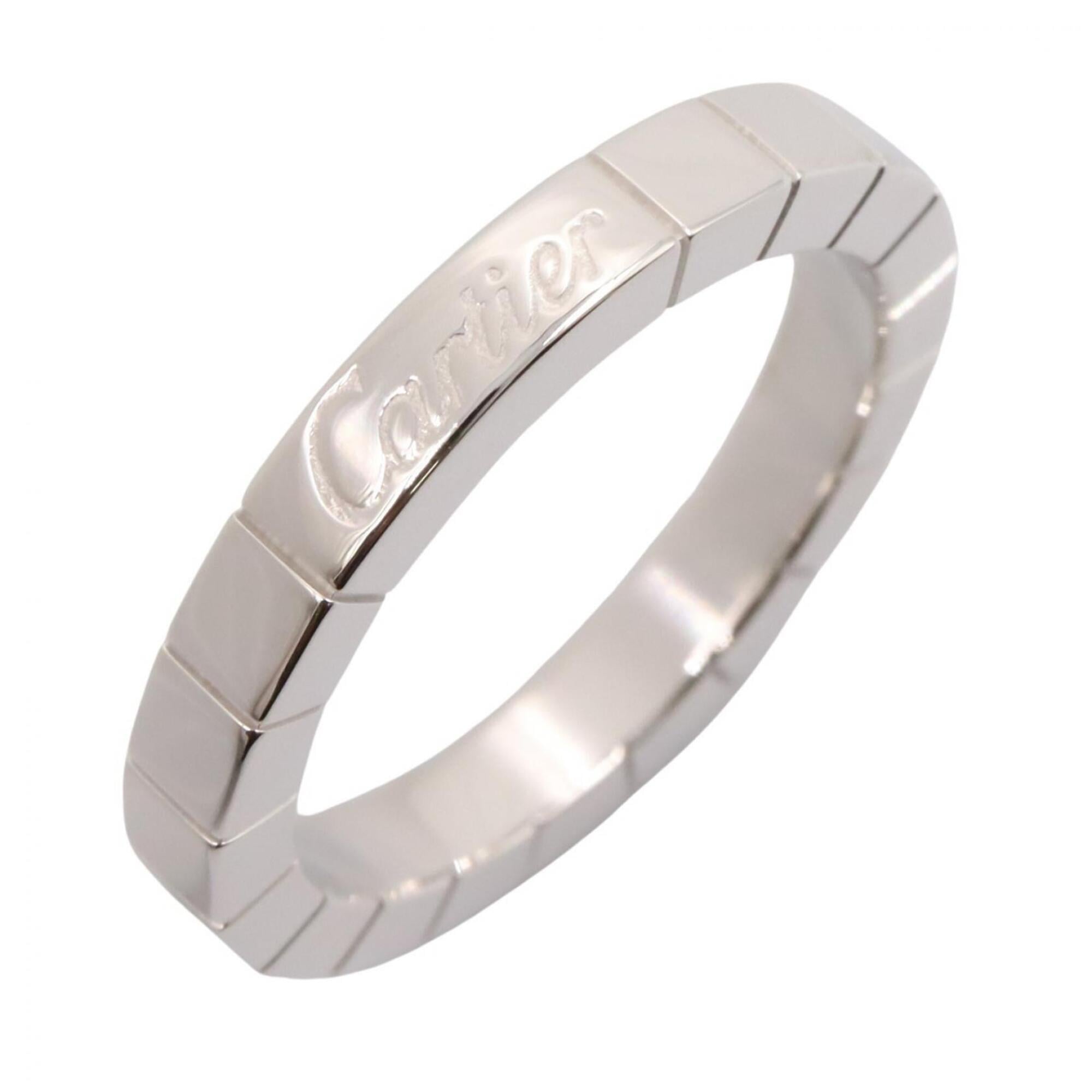 Cartier Lanieres Ring, 18K White Gold (18KWG), Women\'s Silver Tone