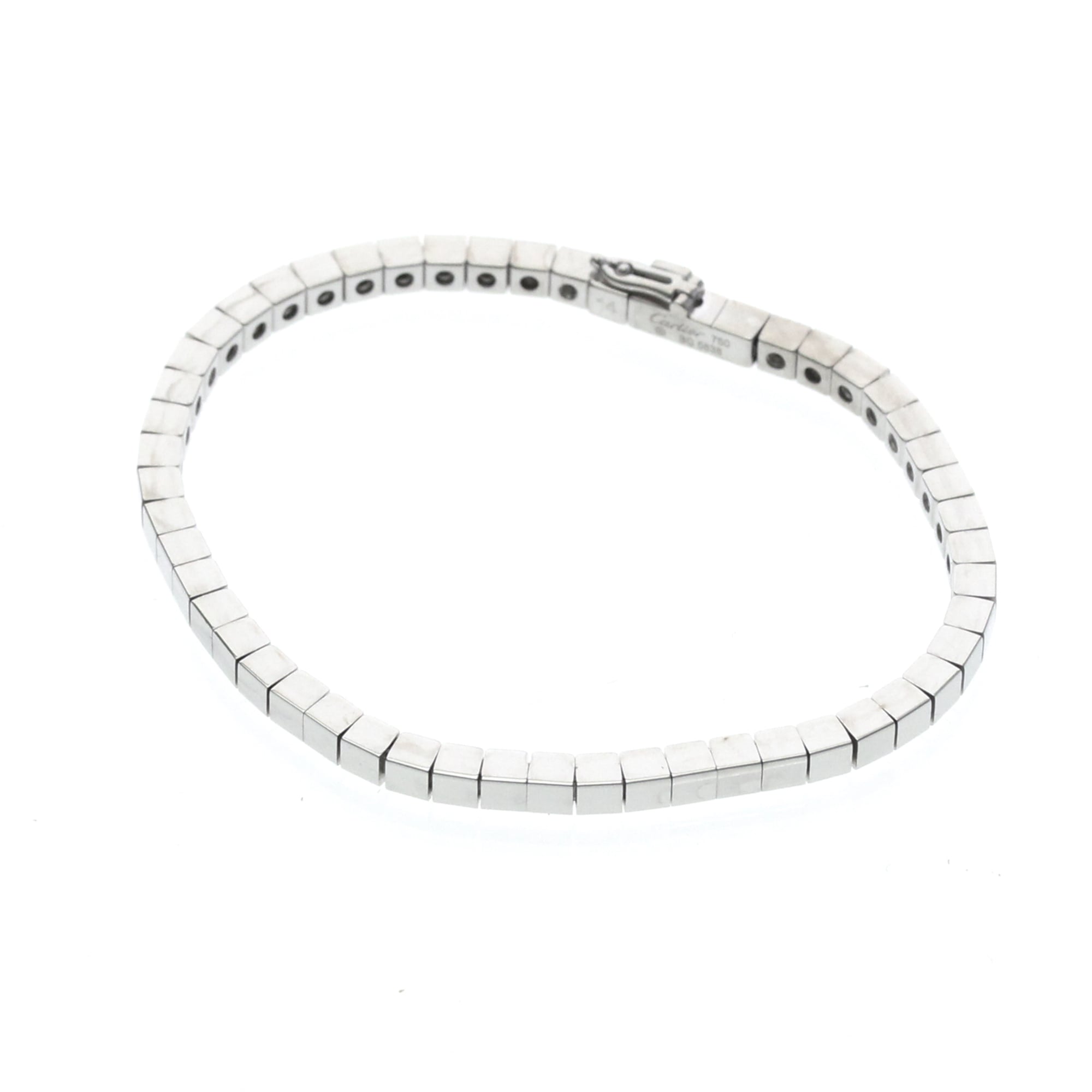 Cartier Lanieres Bracelet White Gold (18K) No Stone Charm Bracelet Silver