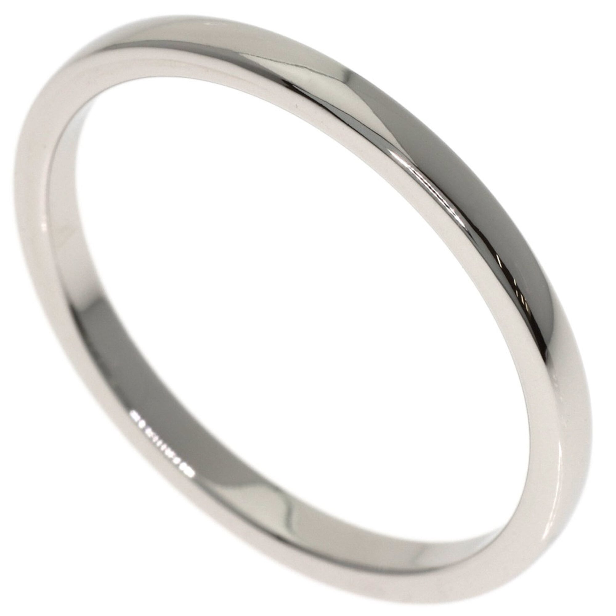 Cartier Wedding Ring #60, Platinum PT950, Women\'s, CARTIER