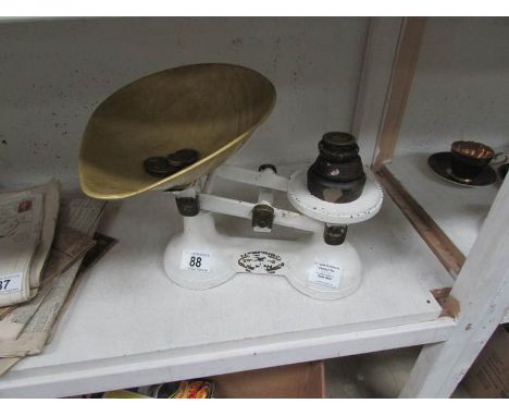 A set of scales and weights