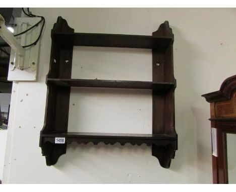 A wall shelf