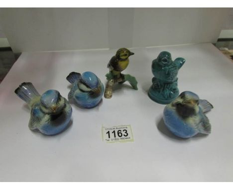 4 Goebel birds and one other
