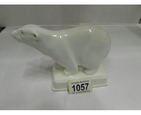 A Coalport polar bear figure