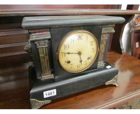 An architectural style mantel clock