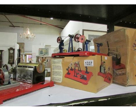 A Mamod stationary engine and workshop
