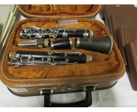A Corton clarinet in case