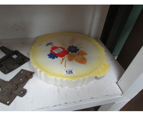 A ceramic cake stand