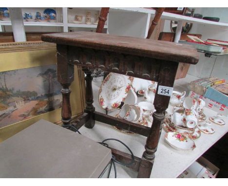 An oak stool