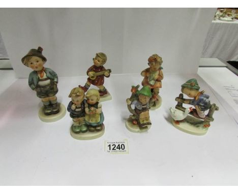 6 Hummel figures (4 a/f)