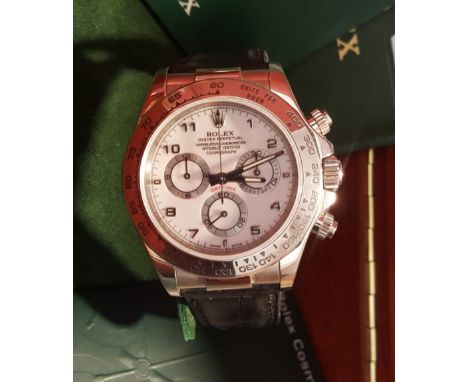 Brand: ROLEX Model (watch) Daytona Reference number 116519 Automatic charge Zenith movement Material of the White Gold Cassa 