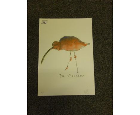 Artist proof print of a Bird 10" x 14" The Curlew, 80-120