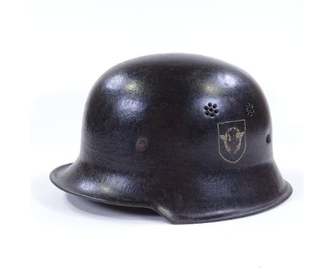 A German Second War Period Police helmet