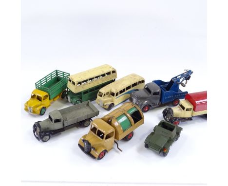 Dinky Meccano working vehicles, including Commer Tow Truck (8) 