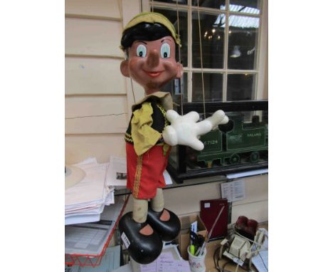 A large Pelham Puppet Pinnochio, approx. 60cm tall