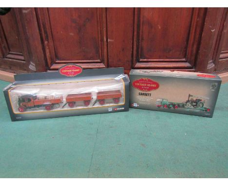 Boxed Corgi 1:50 scale Vintage Glory of Steam models; Foden Dropside with two trailers and barrel load 'Fullers Brewery' and 