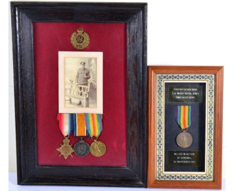 A First World War Trio, awarded to 1342 SPR.N.BELSHAW, R.E., comprising 1914-15 Star, British War Medal and Victory Medal, in