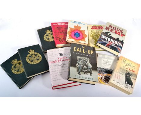A Collection of Military Related Books, including Albert Lee, The History of the 10th Foot (The Lincolnshire Regiment),1911, 
