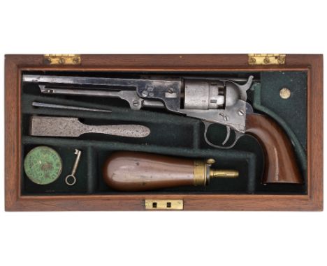 A .36 CALIBRE COLT MODEL 1865 NEW MODEL POCKET REVOLVER, LONDON PROOF MARKS, NO. 17197L FOR 1868 of standard production speci