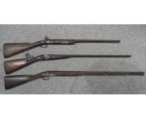 A D.B. FRENCH ROBERT SYSTEM BREECH-LOADING SPORTING GUN, CIRCA 1840; A PERCUSSION SPORTING GUN BY JOSEPH  MANTON, CIRCA 1840 