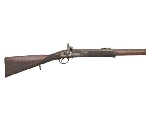 A .577 CALIBRE PERCUSSION TWO BAND TARGET RIFLE BY ALEXANDER HENRY, CIRCA 1870 with sighted barrel rifled with three grooves,