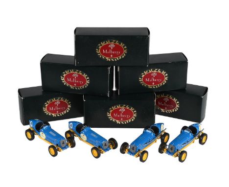 TEN MULBERRY GRAND PRIX PRESENTATION MODEL RACING CARS  1935 E.R.A. 'R.2.B.' ENGINE 1488cc Presented in special purpose made 