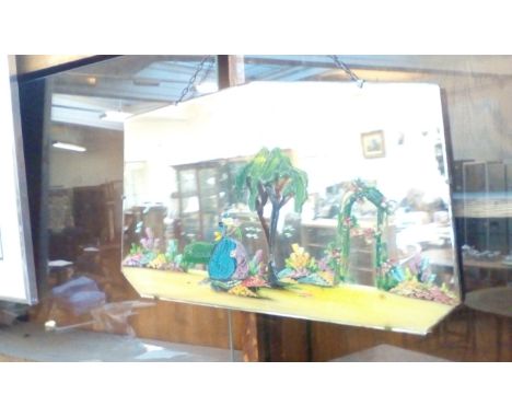 1940s painted mirror