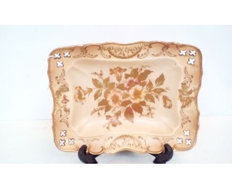 1898 Carltonware dish in blush ivory, repaired