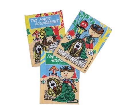 Magic Roundabout: 3 x Rare Vintage Magic Roundabout Babysafe Rag Books published by Dean's