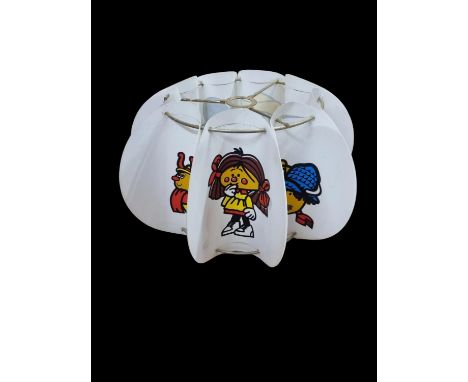 Magic Roundabout: Vintage Magic Roundabout Light Shade, Metal Frame with Plastic Sheets Depicting the Characters