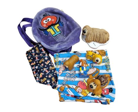 Magic Roundabout: Small Group of Magic Roundabout Collectables including Backpack, Pillow Case, Resin Dougal etc