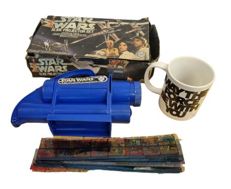 Star Wars - Chad Valley Star Wars Slide Projector Set in Original Box (box tatty) _ Ceramic Mug "May the force be with you" 