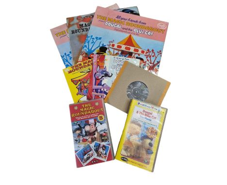 Magic Roundabout: Group of LP's & 7" Magic Roundabout Vinyl including Dougal and the Blue Cat & Jasper Carrot's Magic Roundab