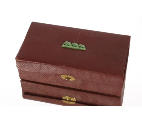 An Art Deco period cased bridge set