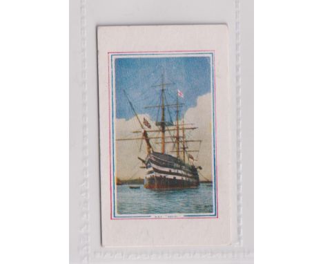 Cigarette card, H. Chapman &amp; Co, Army Pictures, Cartoons etc, type card, H.M.S. Victory (vg) (1)
