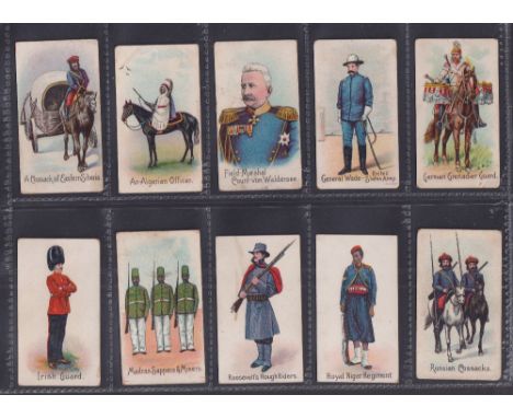 Cigarette cards, Roberts, Colonial Troops (all with 'Roberts Bobs Cigarettes' backs), 10 cards, A Cossack of Eastern Siberia,
