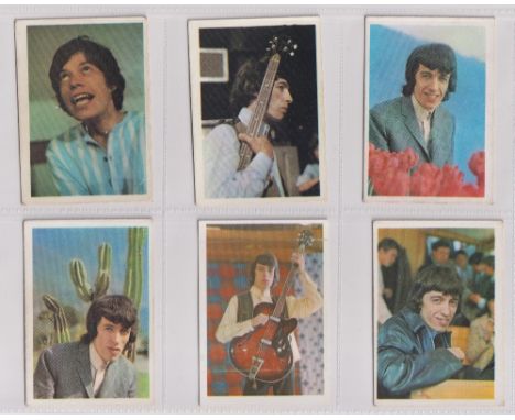 Trade cards, A&amp;BC Gum, The Rolling Stones (set, 40 cards) (mostly gd)