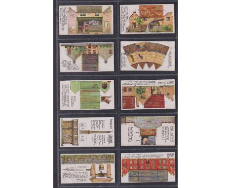 Cigarette cards, Mitchell's, 3 sets, A Model Army (30 cards) &amp; Village Models 'A' Series &amp; 2nd Series (25 cards in ea