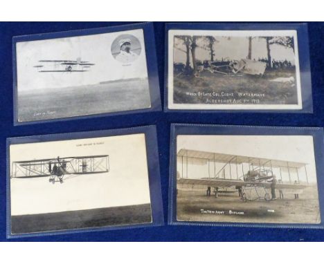 Postcards, Aviation, a selection of 4 cards of Colonel Cody's aircraft, inc. New Army Biplane published by Scovell no. 101, w