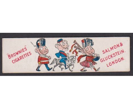 Cigarette card, Salmon &amp; Gluckstein, Occupations, type card, The Army (gd) (1)