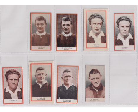 Cigarette cards, Phillips, Footballers (BDV package issue), (121/136 plus 84 variations, missing Allen, J. Barker, Britton, H