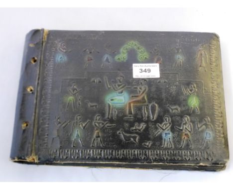 SKETCH BOOK WITH WW2 DRAWINGS AND NEWSPAPER CLIPPINGS