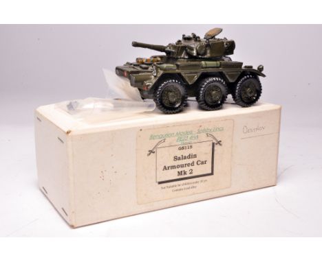 Bengurion (England) 1/32 scale hand-built Military model comprising GS115 Saladin Armoured Car Mk 2. Displays without obvious
